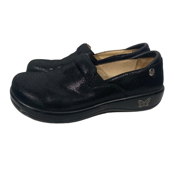 Alegria Keli PRO Black Mosaic slip resistant clog slip on shoe women's 38 - Picture 3 of 13